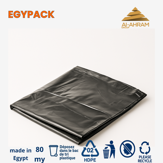 GARBAGE BAG EXTRA HEAVY DUTY 140Lt- 100X140cm - 80my - 10 Bags PACK